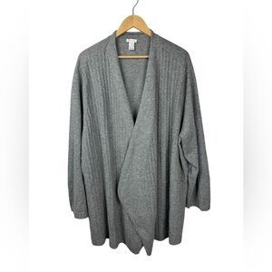 J. Jill Gray Open Front Cardigan